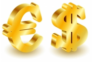 Curs valutar: Euro si dolarul incep saptamana in scadere. Aurul, la nivel record din nou