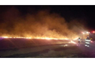 Poate cel mai mare incendiu din România: cum au ajuns să ardă sute de hectare la Buzău
