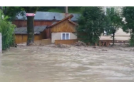 Inundații în Bistrița-Năsăud. Râul Rebra s-a revărsat