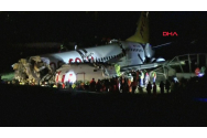 Avion rupt în trei bucăți la Istanbul. Bilanțul victimelor
