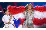 Jennifer Lopez și fiica ei, moment emoționant pe scena Super Bowl