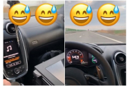„Nebunie” marca Denis Alibec. S-a filmat la volan în timp ce gonea pe Autostrada Soarelui!