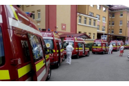 Coadă nesfârșită de ambulanțe cu pacienți infectați cu COVID-19 la Institutul Matei Balș din Capitală