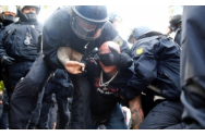 Poliția din Berlin a reprimat violent protestele împotriva măștilor: oameni târâți pe stradă și blocaje în trafic